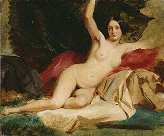 William Etty Female Nude in a Landscape by William Etty. Germany oil painting art